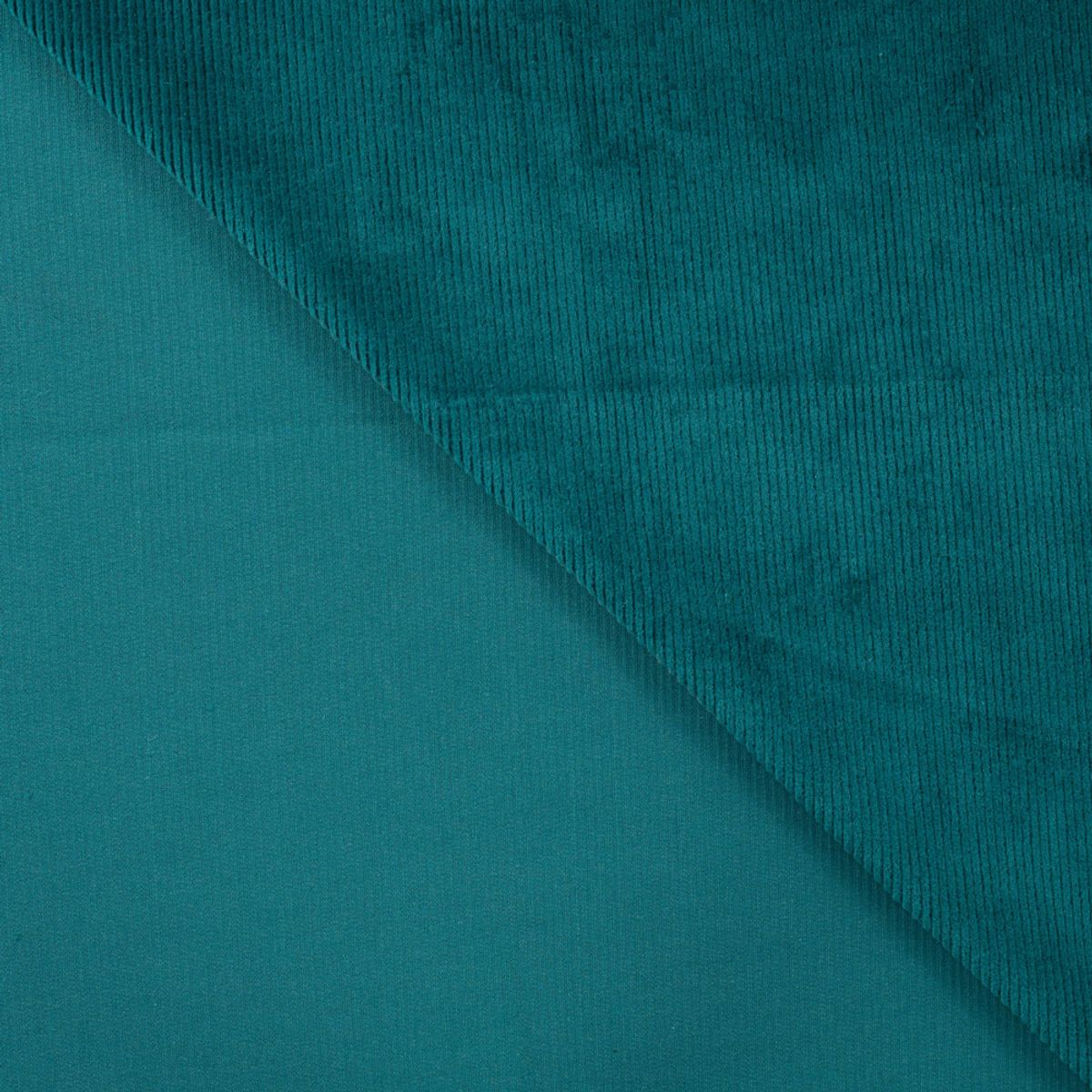 Kordfløyel m/ stretch 8W - petrol