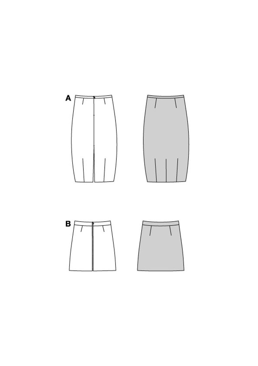 5598 - Burda - skjørt