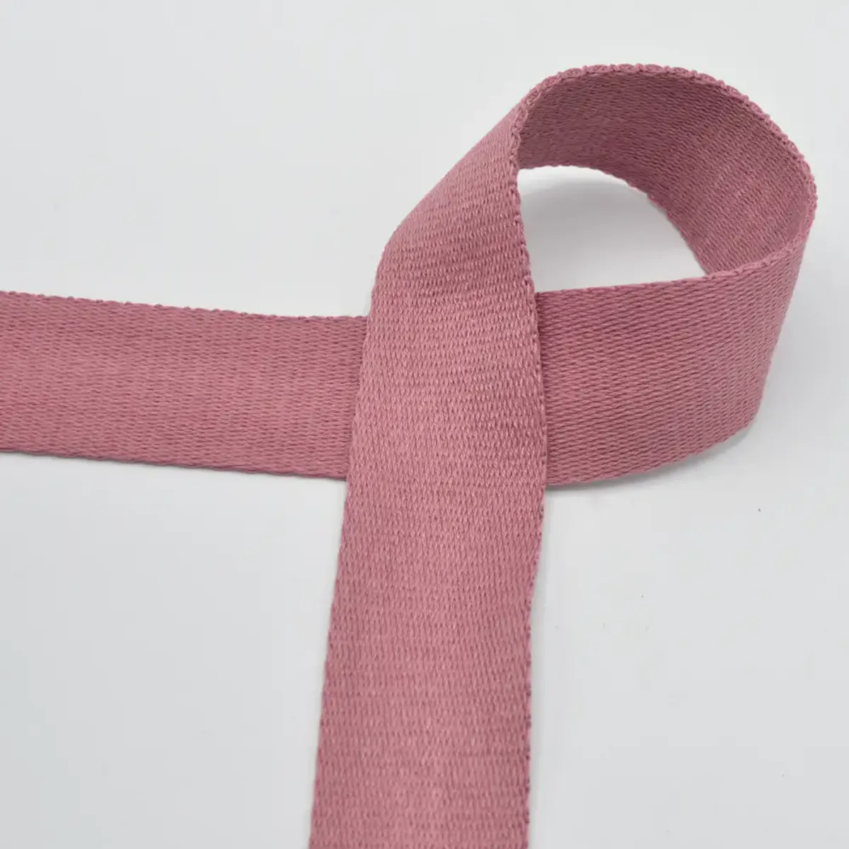 Webbing, soft, 38 mm, gammelrosa