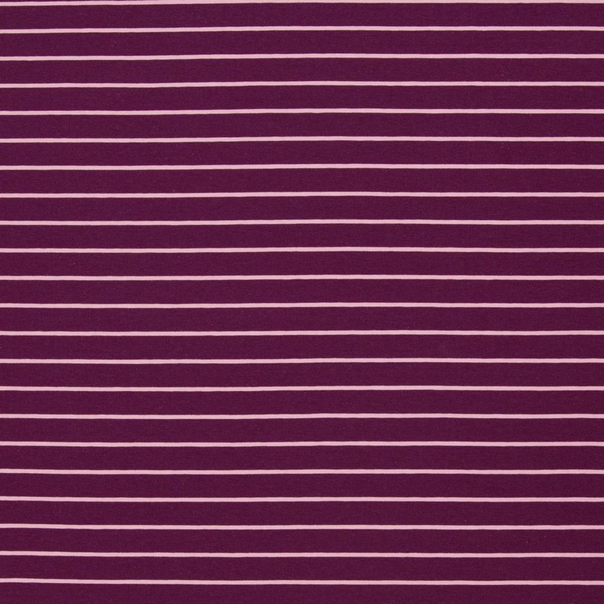 Bomullsjersey - lilla striper