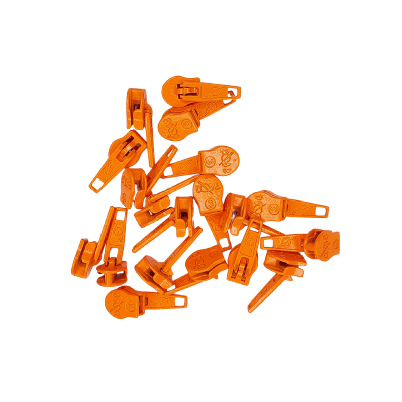 Glidere, pin-lock, til 4 mm glidelås 