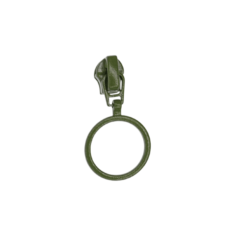 Glidere med ring, til 4 mm glidelås 