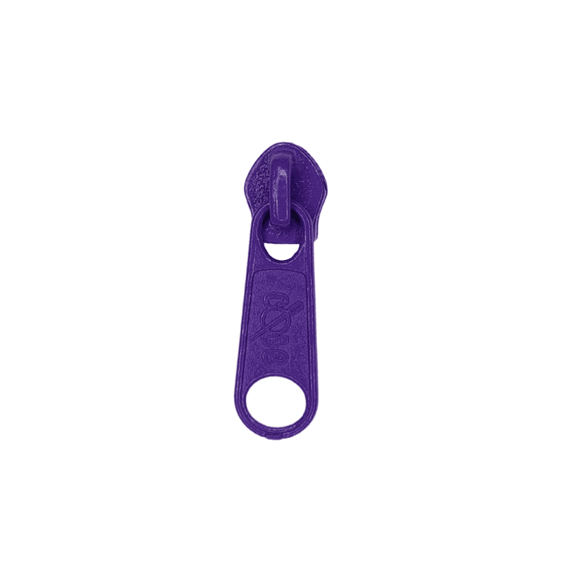 Glidere, non-lock, til 6 mm glidelås 