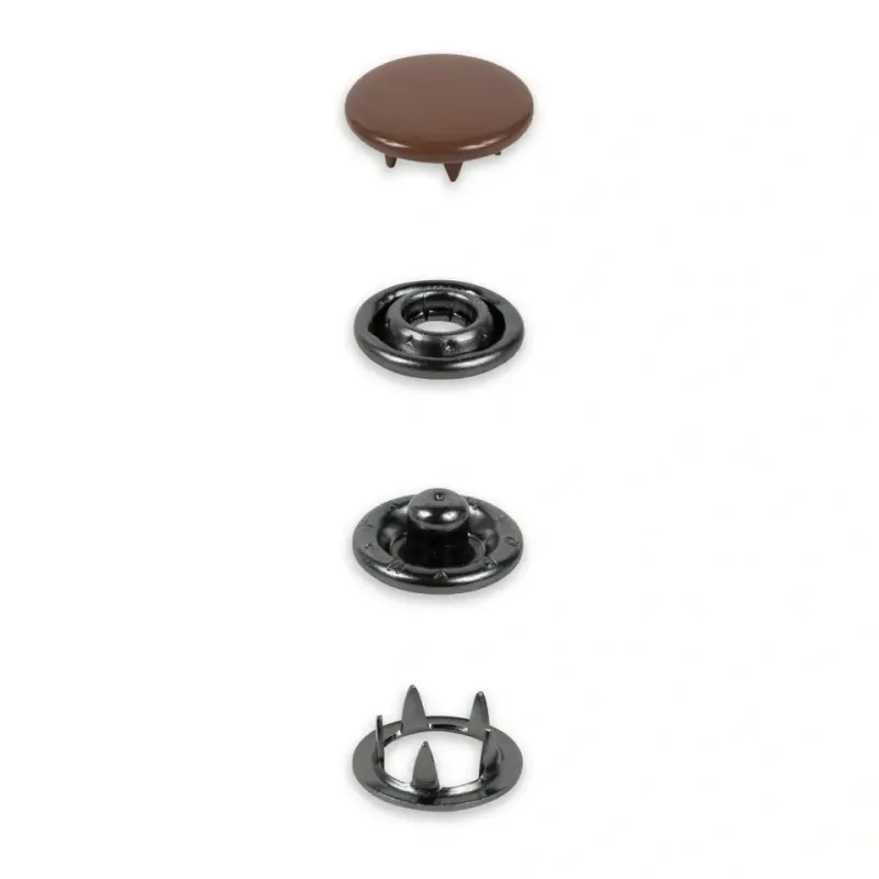 Jersey-trykknapper, 12 mm, kappe - refill