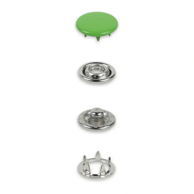Jersey-trykknapper, 12 mm, kappe - refill