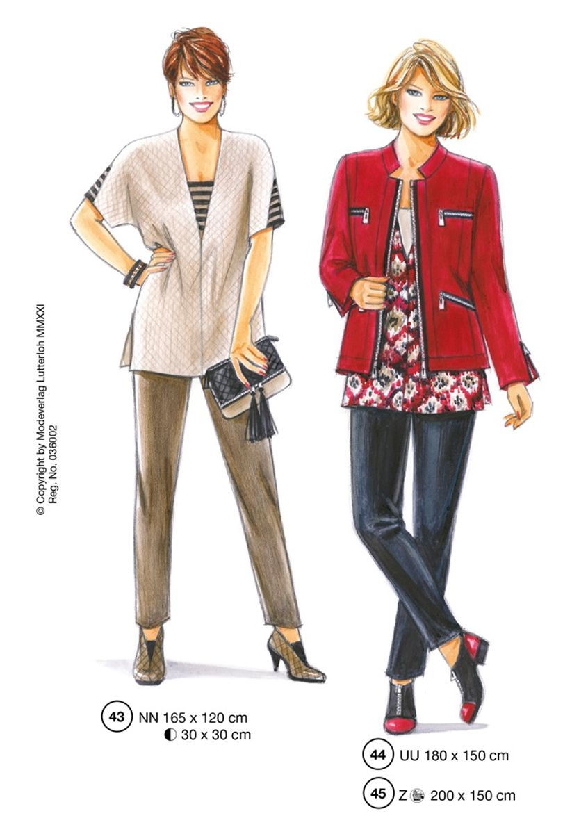 Lutterloh - nr. 36 - Classic 6 - pluss size mønster